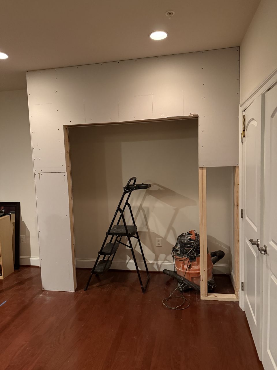Wall preparation for tile